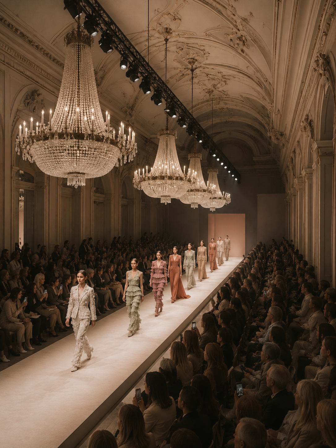 Pasarela de moda de alto nivel